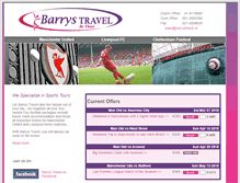 Tablet Screenshot of barrystravel.ie